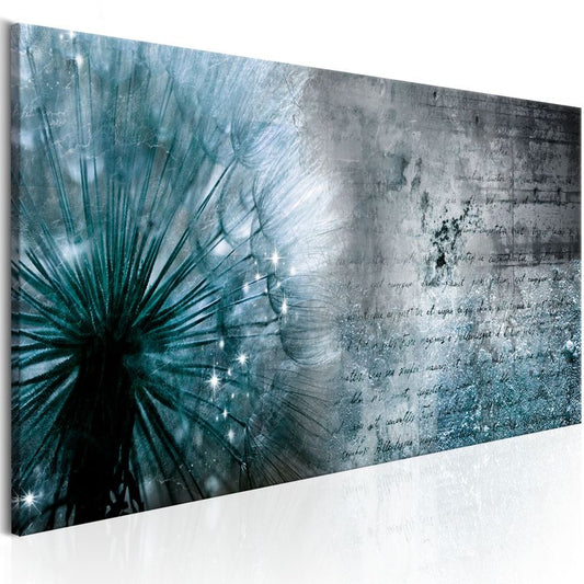 Wandbild - Blue Dandelion