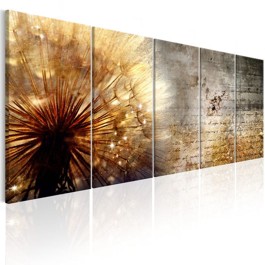 Wandbild - Sunny Dandelion 225x90 cm