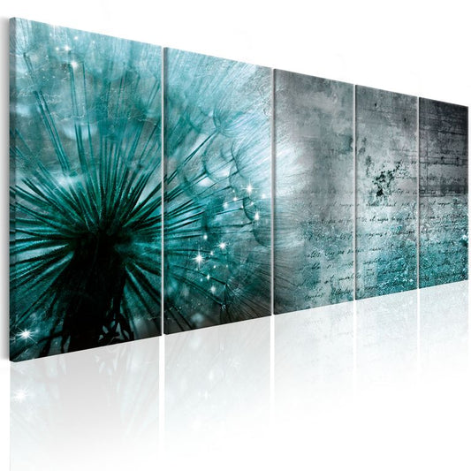 Wandbild - Ice Dandelion 225x90 cm