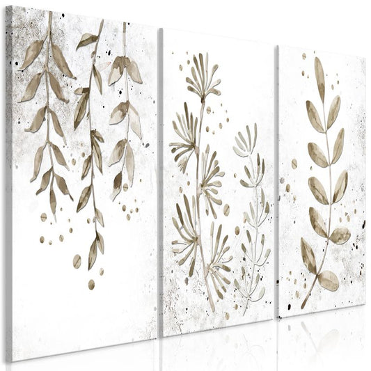 Wandbild - Twigs (3 Parts) 120x60 cm