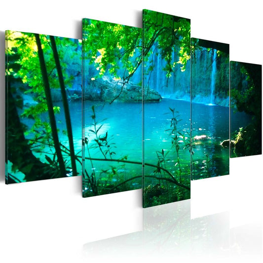 Wandbild - Turquoise seclusion