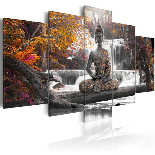 Wandbild - Autumn Buddha