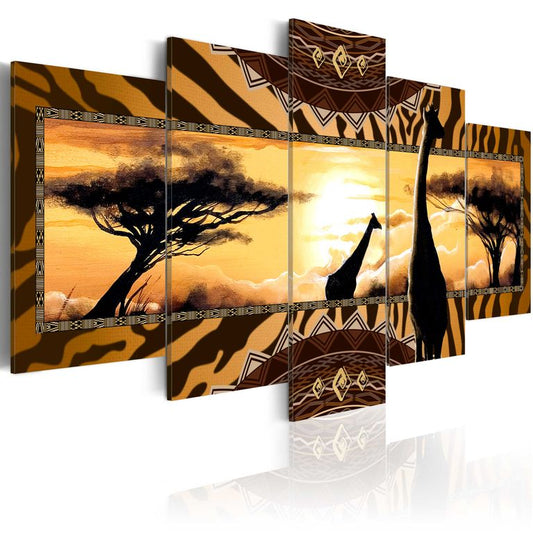 Wandbild - African giraffes