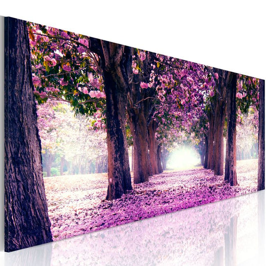 Wandbild - Purple Spring