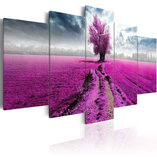 Wandbild - Purple Land