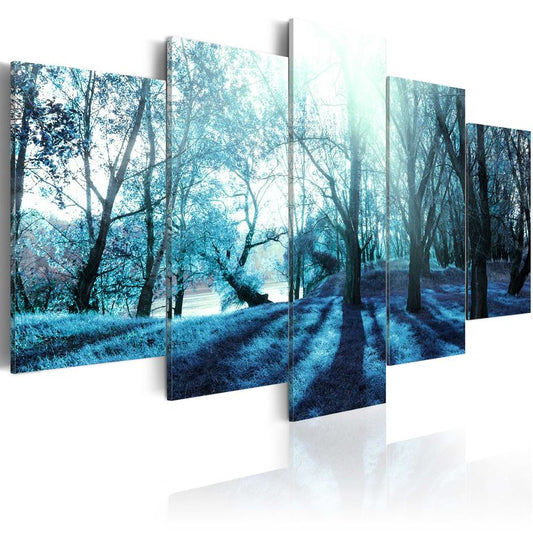 Wandbild - Blue glade