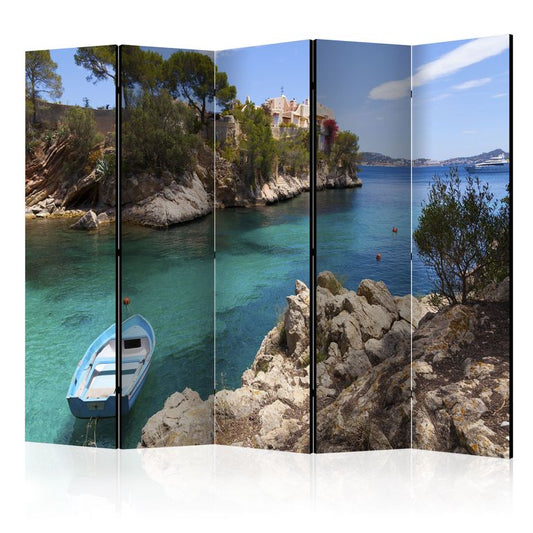 5-teiliges Paravent - Holiday Seclusion II [Room Dividers] 225x172 cm