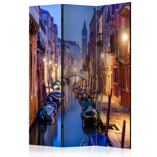 3-teiliges Paravent - Evening in Venice [Room Dividers] 135x172 cm