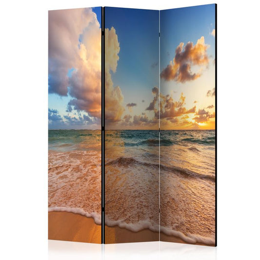 3-teiliges Paravent - Morning by the Sea [Room Dividers] 135x172 cm