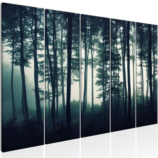 Wandbild - Dark Forest (5 Parts) Narrow