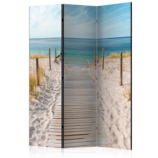 3-teiliges Paravent - Holiday at the Seaside [Room Dividers] 135x172 cm