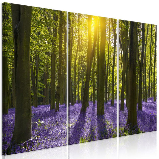 Wandbild - Hyacinth Field (3 Parts)