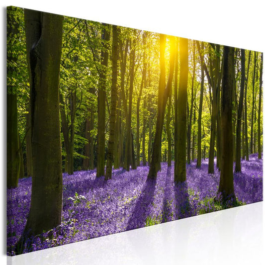 Wandbild - Hyacinth Field (1 Part) Narrow