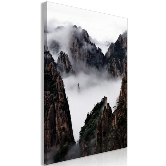 Wandbild - Fog Over Huang Shan (1 Part) Vertical