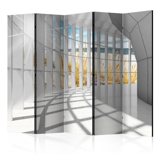 5-teiliges Paravent - Seaside Bastion II [Room Dividers] 225x172 cm