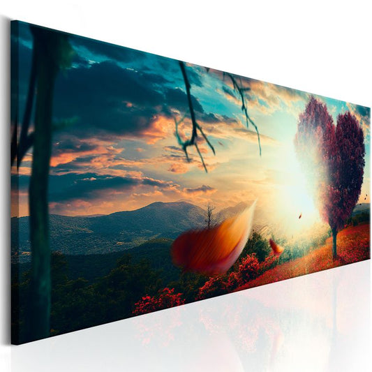 Wandbild - Herz der Natur