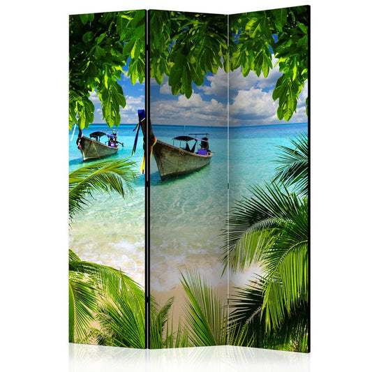 3-teiliges Paravent - Tropical Paradise [Room Dividers] 135x172 cm