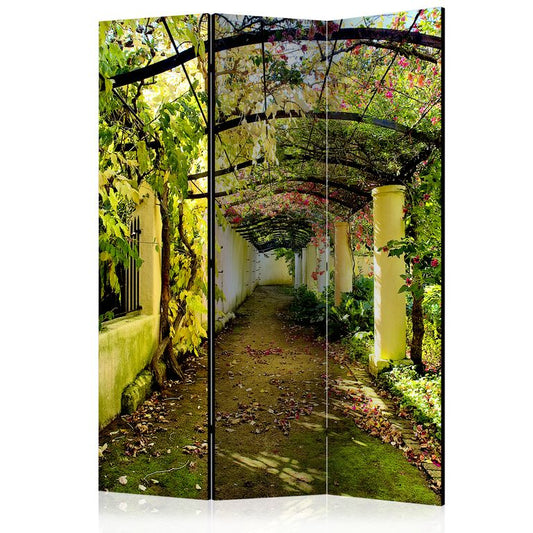 3-teiliges Paravent - Romantic Garden [Room Dividers] 135x172 cm