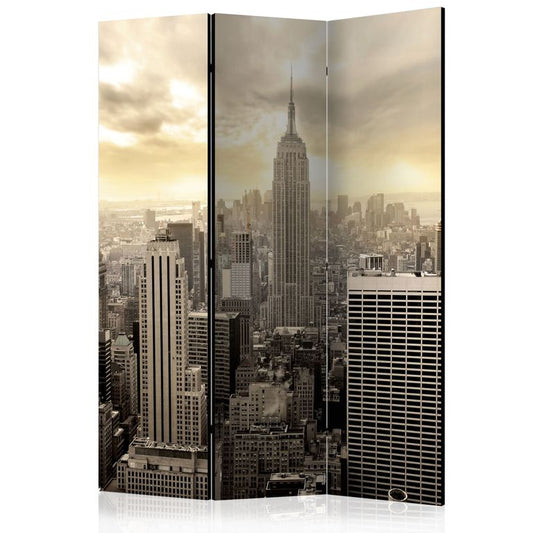 3-teiliges Paravent - Light of New York [Room Dividers] 135x172 cm