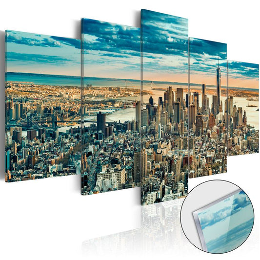 Acrylglasbild - NY: Dream City [Glass]