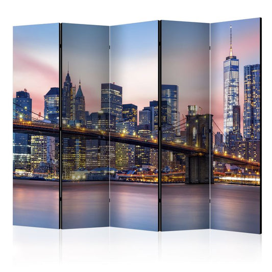 5-teiliges Paravent - City of Dreams II [Room Dividers] 225x172 cm