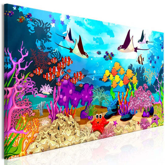 Wandbild - Underwater Fun (1 Part) Narrow