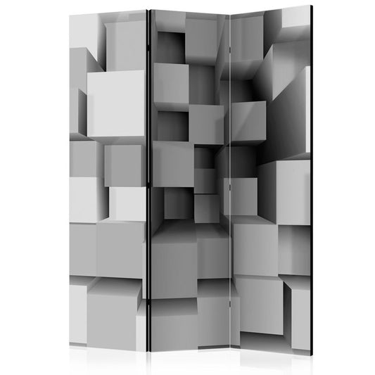 3-teiliges Paravent - Geometric Puzzle [Room Dividers] 135x172 cm