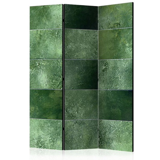 3-teiliges Paravent - Green Puzzle [Room Dividers] 135x172 cm