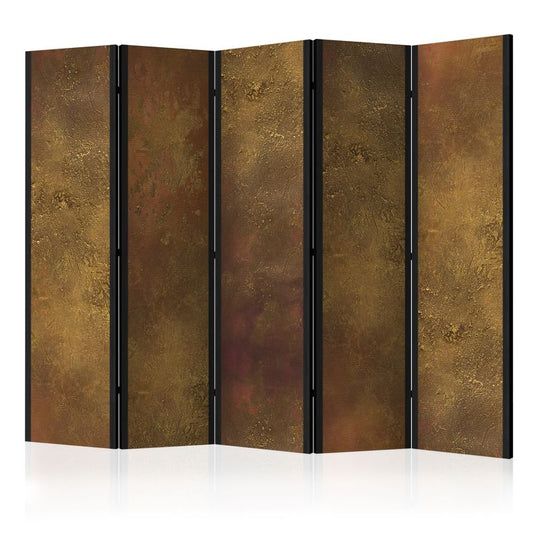 5-teiliges Paravent - Golden Temptation II [Room Dividers] 225x172 cm