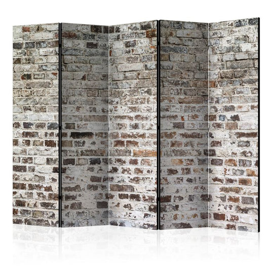 5-teiliges Paravent - Old Walls II [Room Dividers] 225x172 cm