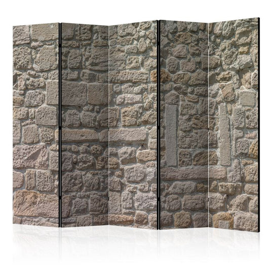 5-teiliges Paravent - Stone Temple II [Room Dividers] 225x172 cm