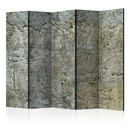 5-teiliges Paravent - Stony Barriere II [Room Dividers] 225x172 cm