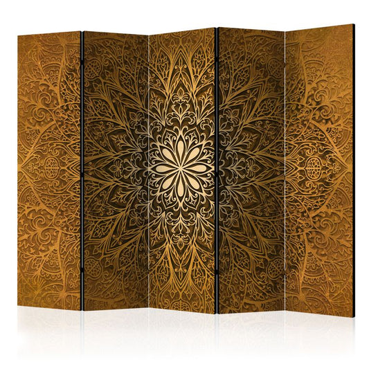 5-teiliges Paravent - Sacred Circle II [Room Dividers] 225x172 cm