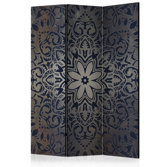 3-teiliges Paravent - Iron Flowers [Room Dividers] 135x172 cm