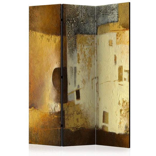 3-teiliges Paravent - Golden Oddity [Room Dividers] 135x172 cm