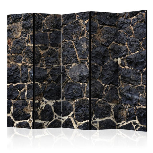 5-teiliges Paravent - Stony Twilight II [Room Dividers] 225x172 cm