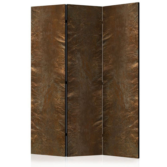 3-teiliges Paravent - Copper Chic [Room Dividers] 135x172 cm