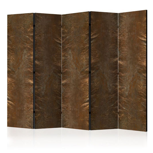 5-teiliges Paravent - Copper Chic II [Room Dividers] 225x172 cm