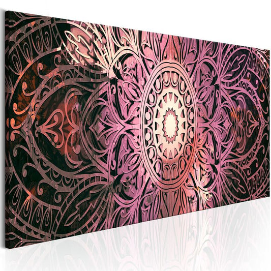 Wandbild - Ruby Mandala