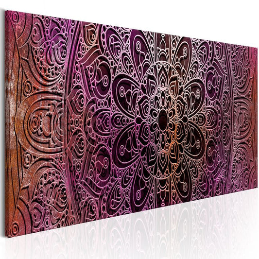 Wandbild - Mandala: Amethyst Energy