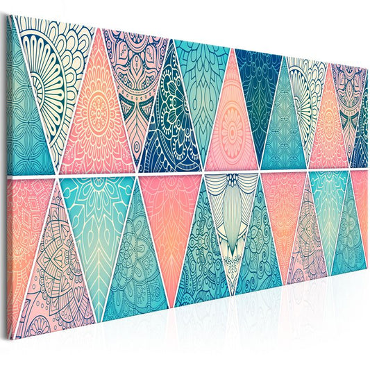 Wandbild - Oriental Triangles (1 Part) Narrow