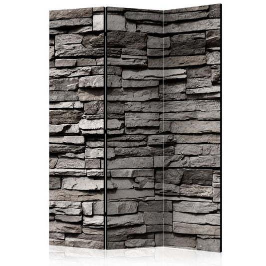 3-teiliges Paravent - Stony Facade [Room Dividers] 135x172 cm