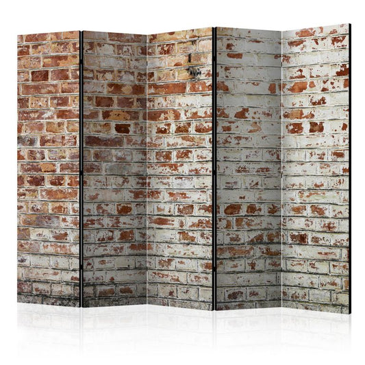 5-teiliges Paravent - Walls of Memory II [Room Dividers] 225x172 cm