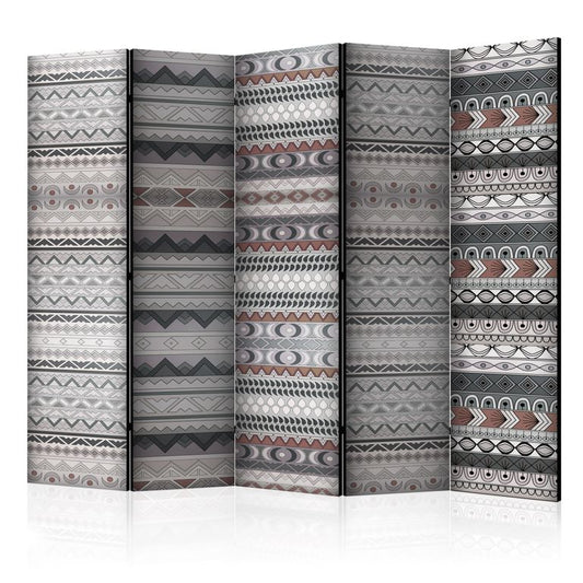 5-teiliges Paravent - Ethnic Design II [Room Dividers] 225x172 cm