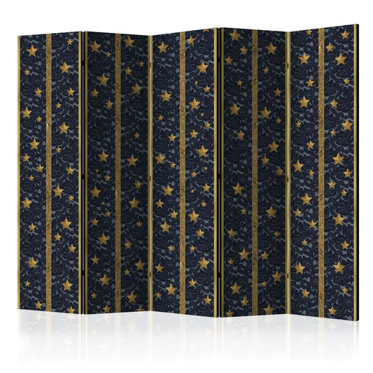 5-teiliges Paravent - Lace Constellation II [Room Dividers] 225x172 cm