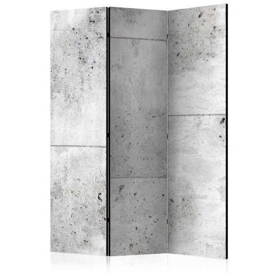 3-teiliges Paravent - Concretum murum [Room Dividers] 135x172 cm