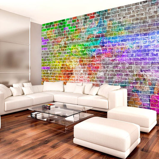 Fototapete - Rainbow Wall