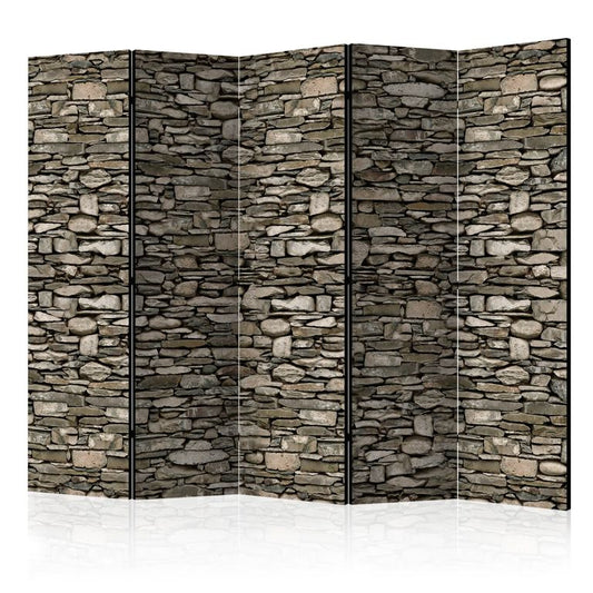 5-teiliges Paravent - Stony Enchantment II [Room Dividers] 225x172 cm