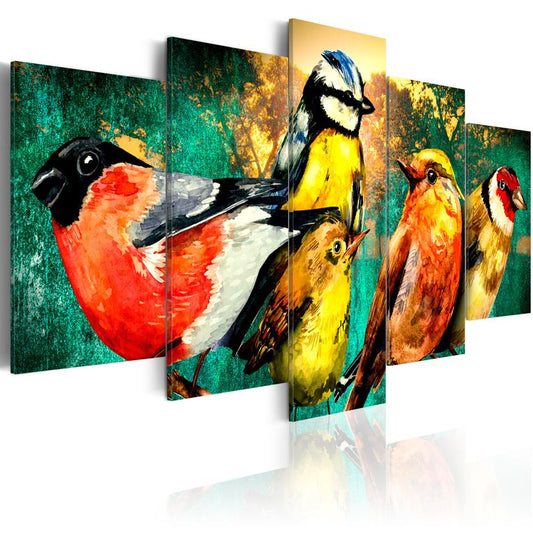 Wandbild - Birds Meeting