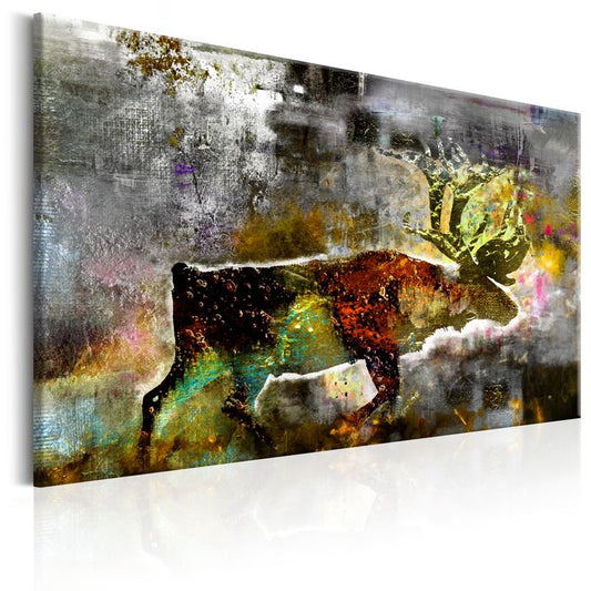 Wandbild - Emerald Caribou 60x40 cm